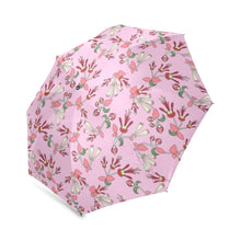 Load image into Gallery viewer, Strawberry Floral Foldable Umbrella (Model U01) Foldable Umbrella e-joyer 
