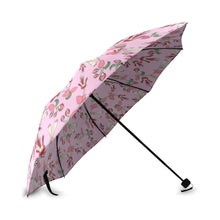 Load image into Gallery viewer, Strawberry Floral Foldable Umbrella (Model U01) Foldable Umbrella e-joyer 
