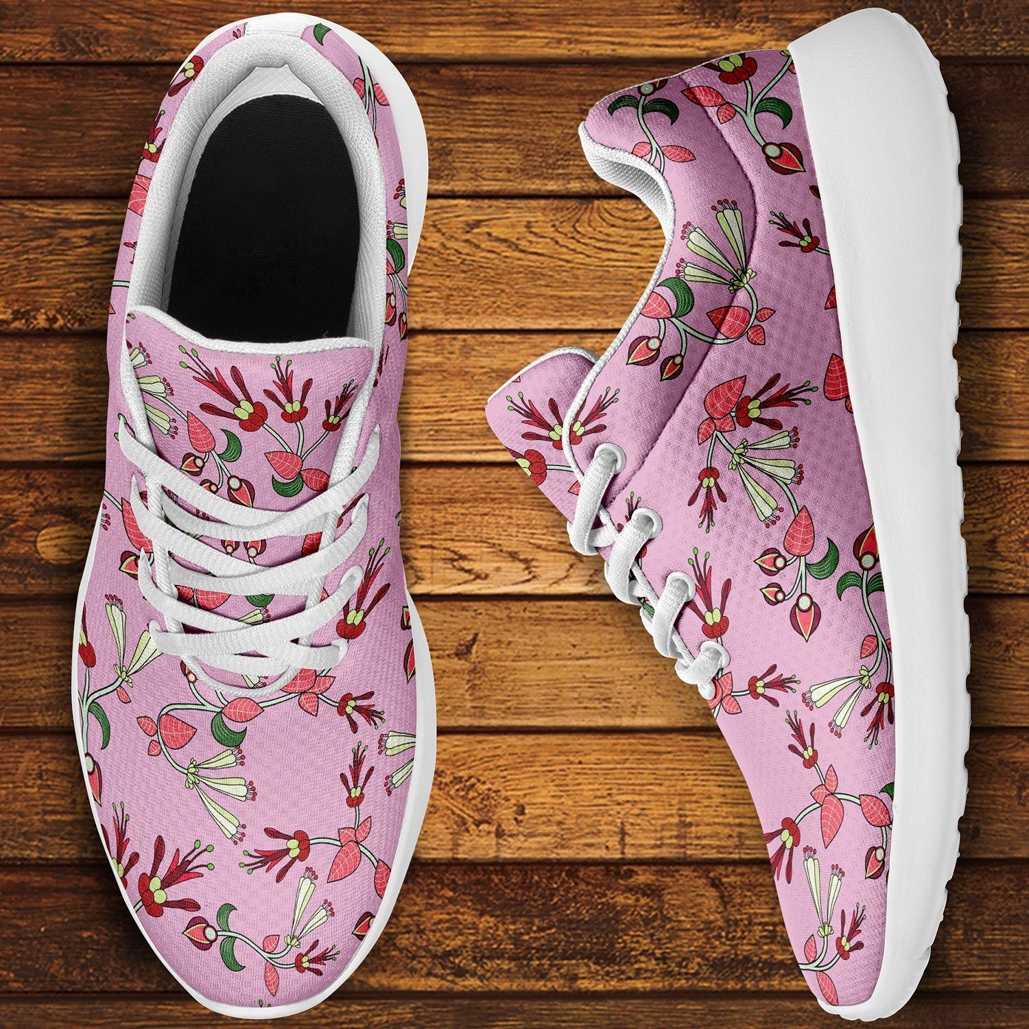 Strawberry Floral Ikkaayi Sport Sneakers ikkaayi Herman 