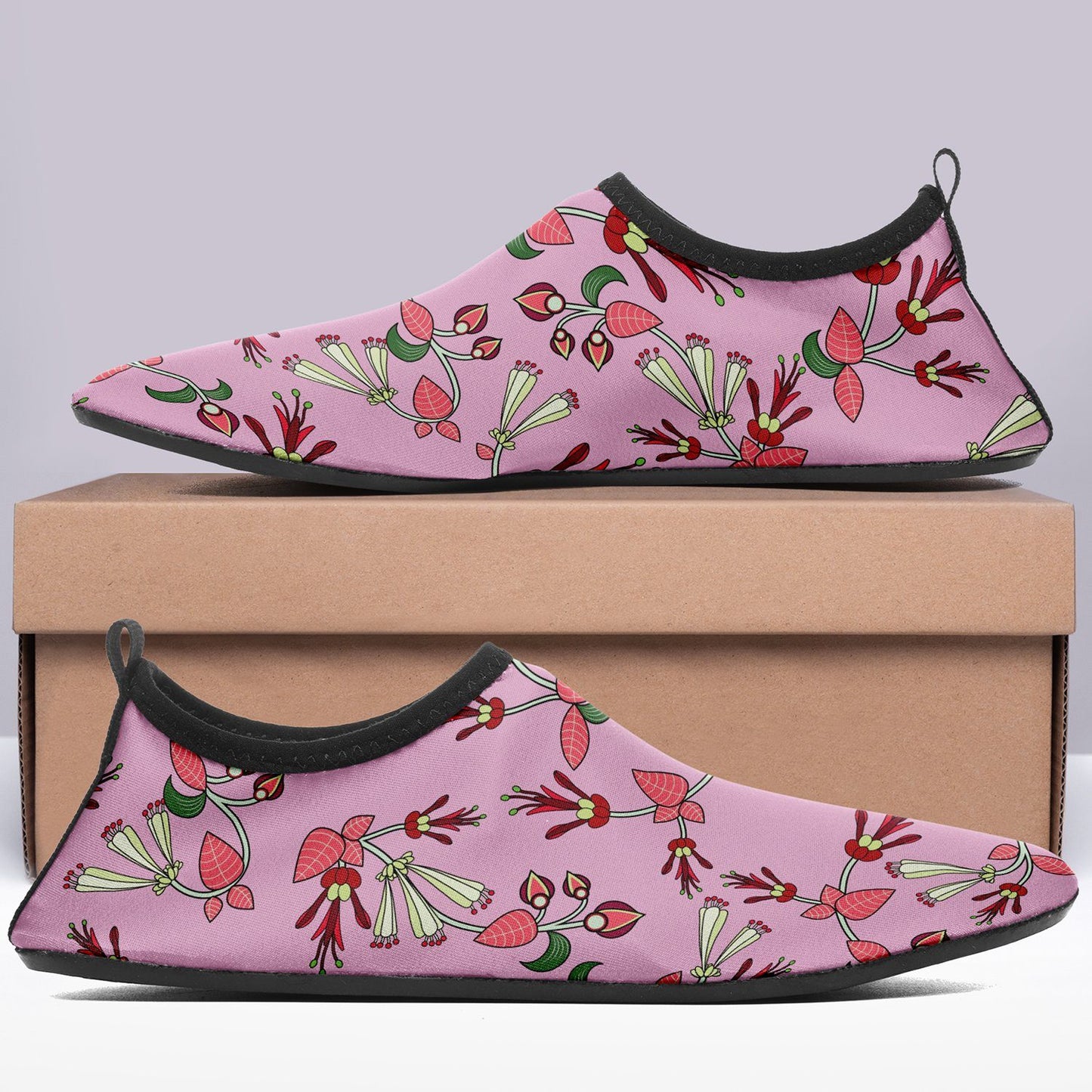 Strawberry Floral Kid's Slip On Shoes Herman 