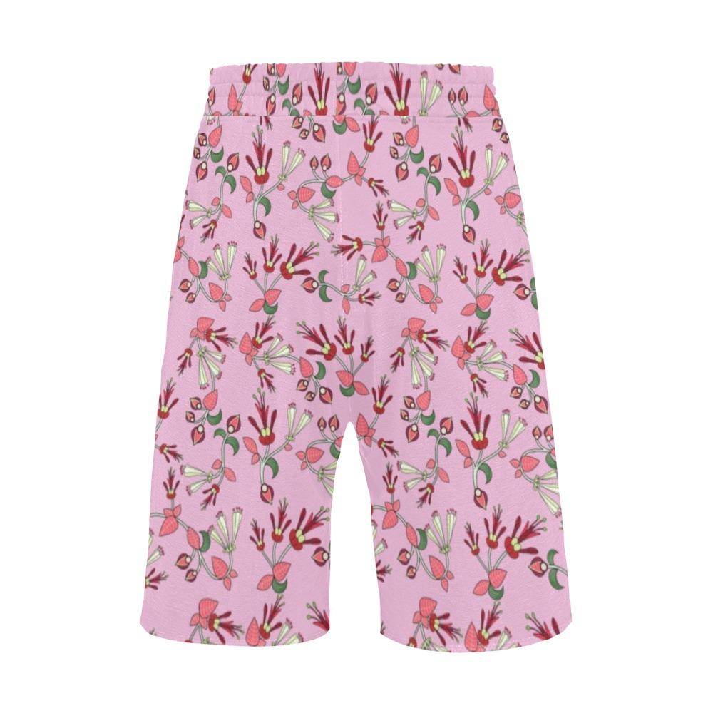 Strawberry Floral Men's All Over Print Casual Shorts (Model L23) Men's Casual Shorts (L23) e-joyer 