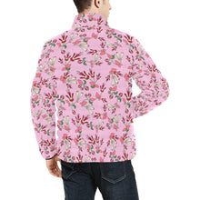 Load image into Gallery viewer, Strawberry Floral Men&#39;s Stand Collar Padded Jacket (Model H41) Men&#39;s Stand Collar Padded Jacket (H41) e-joyer 
