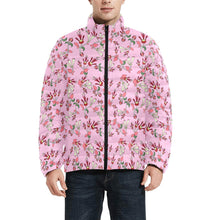 Load image into Gallery viewer, Strawberry Floral Men&#39;s Stand Collar Padded Jacket (Model H41) Men&#39;s Stand Collar Padded Jacket (H41) e-joyer 
