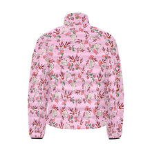 Load image into Gallery viewer, Strawberry Floral Men&#39;s Stand Collar Padded Jacket (Model H41) Men&#39;s Stand Collar Padded Jacket (H41) e-joyer 
