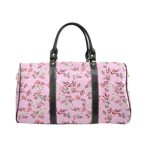 Strawberry Floral New Waterproof Travel Bag/Large (Model 1639) Waterproof Travel Bags (1639) e-joyer 