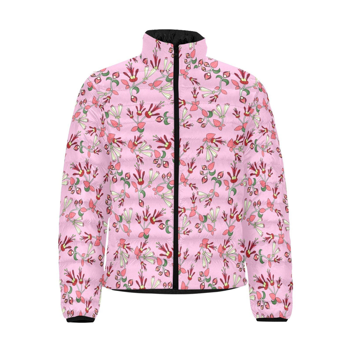 Strawberry Floral Padded Jacket by 49 Dzine