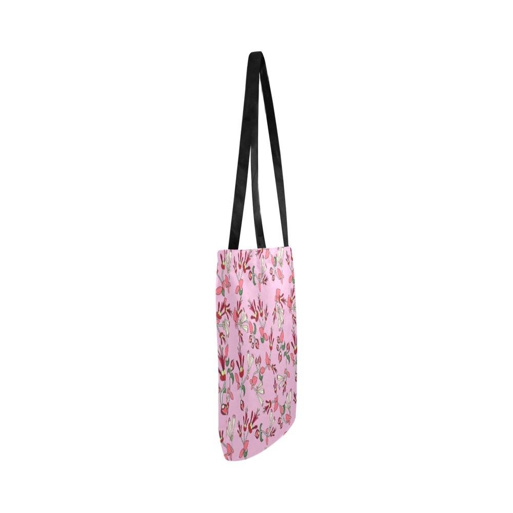 Strawberry Floral Reusable Shopping Bag Model 1660 (Two sides) Shopping Tote Bag (1660) e-joyer 