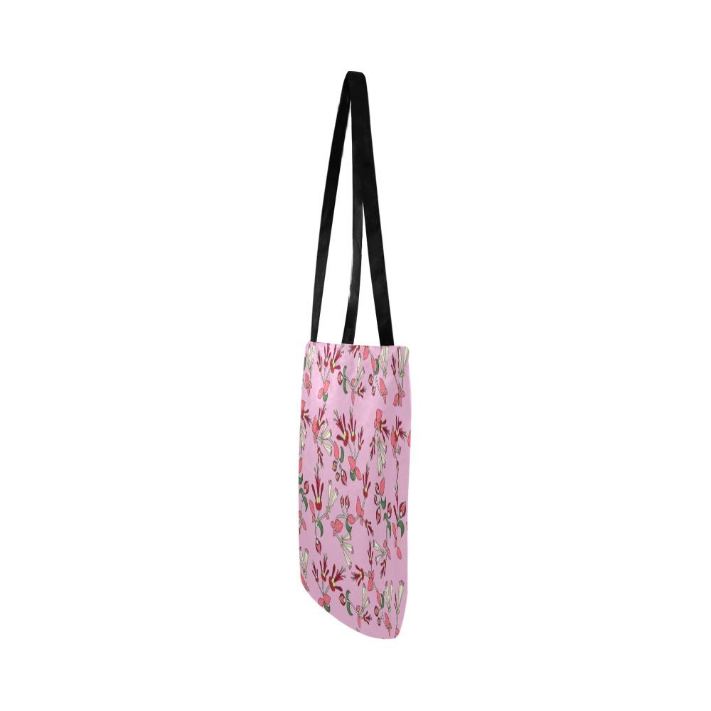 Strawberry Floral Reusable Shopping Bag Model 1660 (Two sides) Shopping Tote Bag (1660) e-joyer 