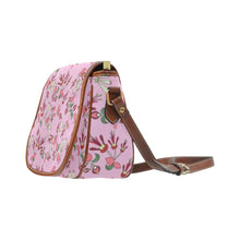 Load image into Gallery viewer, Strawberry Floral Saddle Bag/Large (Model 1649) Saddle Bag/Large e-joyer 
