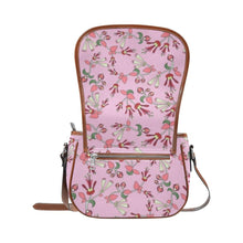 Load image into Gallery viewer, Strawberry Floral Saddle Bag/Small (Model 1649) Full Customization Saddle Bag/Small (Full Customization) e-joyer 
