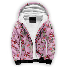 Load image into Gallery viewer, Strawberry Floral Sherpa Hoodie hoodie Herman 
