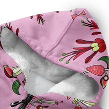 Load image into Gallery viewer, Strawberry Floral Sherpa Hoodie hoodie Herman 
