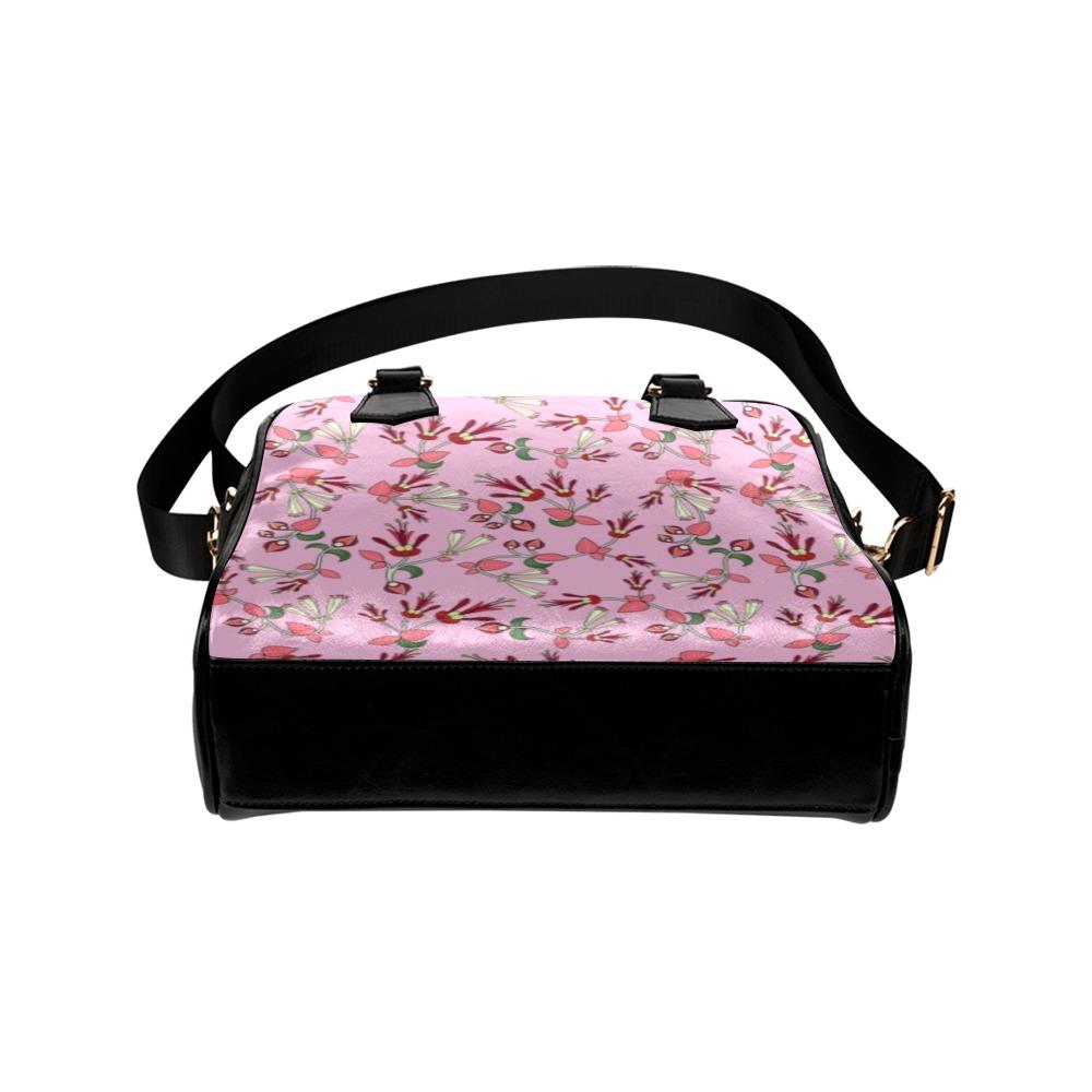 Strawberry Floral Shoulder Handbag (Model 1634) Shoulder Handbags (1634) e-joyer 