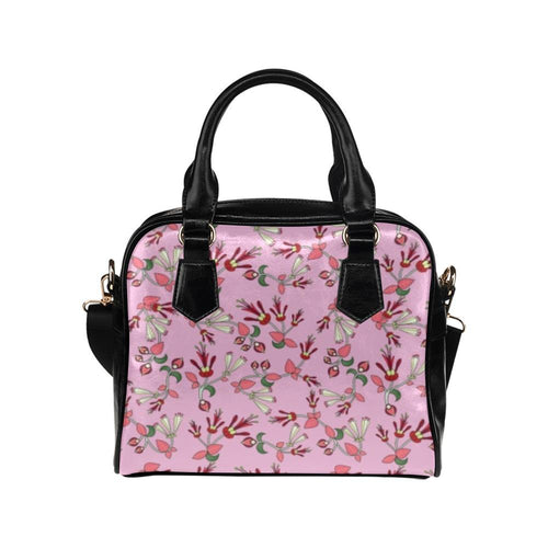 Strawberry Floral Shoulder Handbag (Model 1634) Shoulder Handbags (1634) e-joyer 