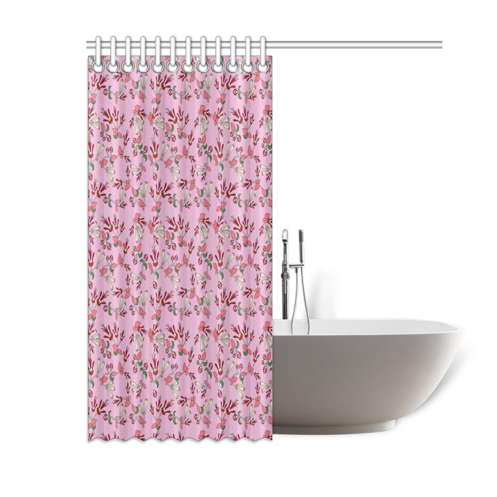 Strawberry Floral Shower Curtain 60"x72" Shower Curtain 60"x72" e-joyer 