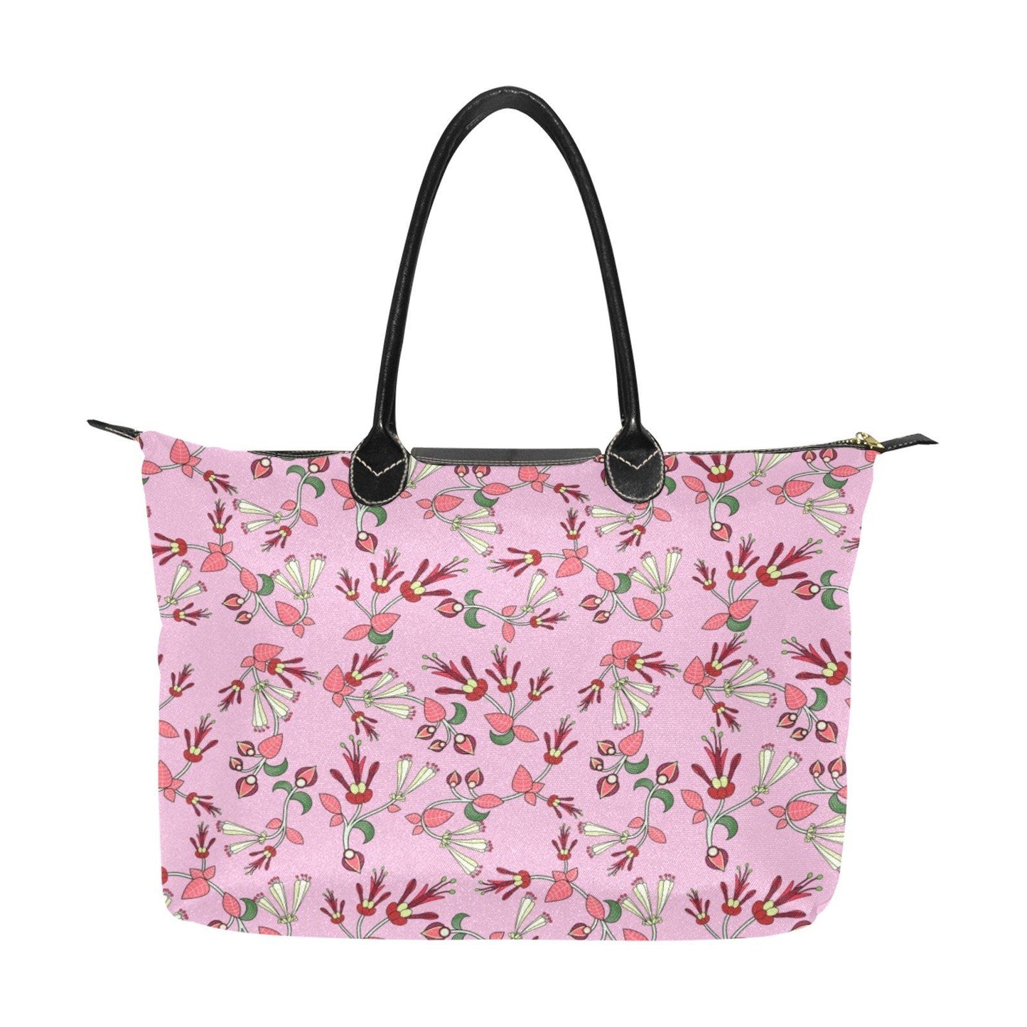 Strawberry Floral Single-Shoulder Lady Handbag (Model 1714) bag e-joyer 