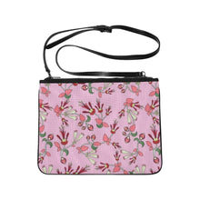 Load image into Gallery viewer, Strawberry Floral Slim Clutch Bag (Model 1668) Slim Clutch Bags (1668) e-joyer 
