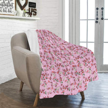 Load image into Gallery viewer, Strawberry Floral Ultra-Soft Micro Fleece Blanket 40&quot;x50&quot; Ultra-Soft Blanket 40&#39;&#39;x50&#39;&#39; e-joyer 
