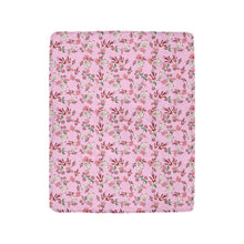 Load image into Gallery viewer, Strawberry Floral Ultra-Soft Micro Fleece Blanket 40&quot;x50&quot; Ultra-Soft Blanket 40&#39;&#39;x50&#39;&#39; e-joyer 
