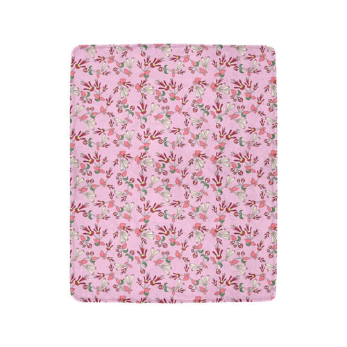 Strawberry Floral Ultra-Soft Micro Fleece Blanket 40