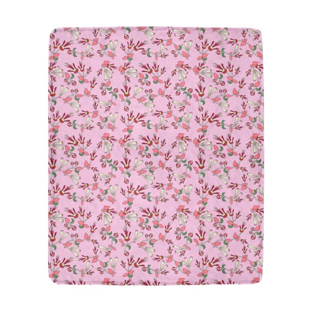 Strawberry Floral Ultra-Soft Micro Fleece Blanket 50