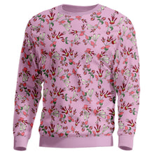 Load image into Gallery viewer, Strawberry Floral Unisex Crewneck Long Sleeve Top Herman 
