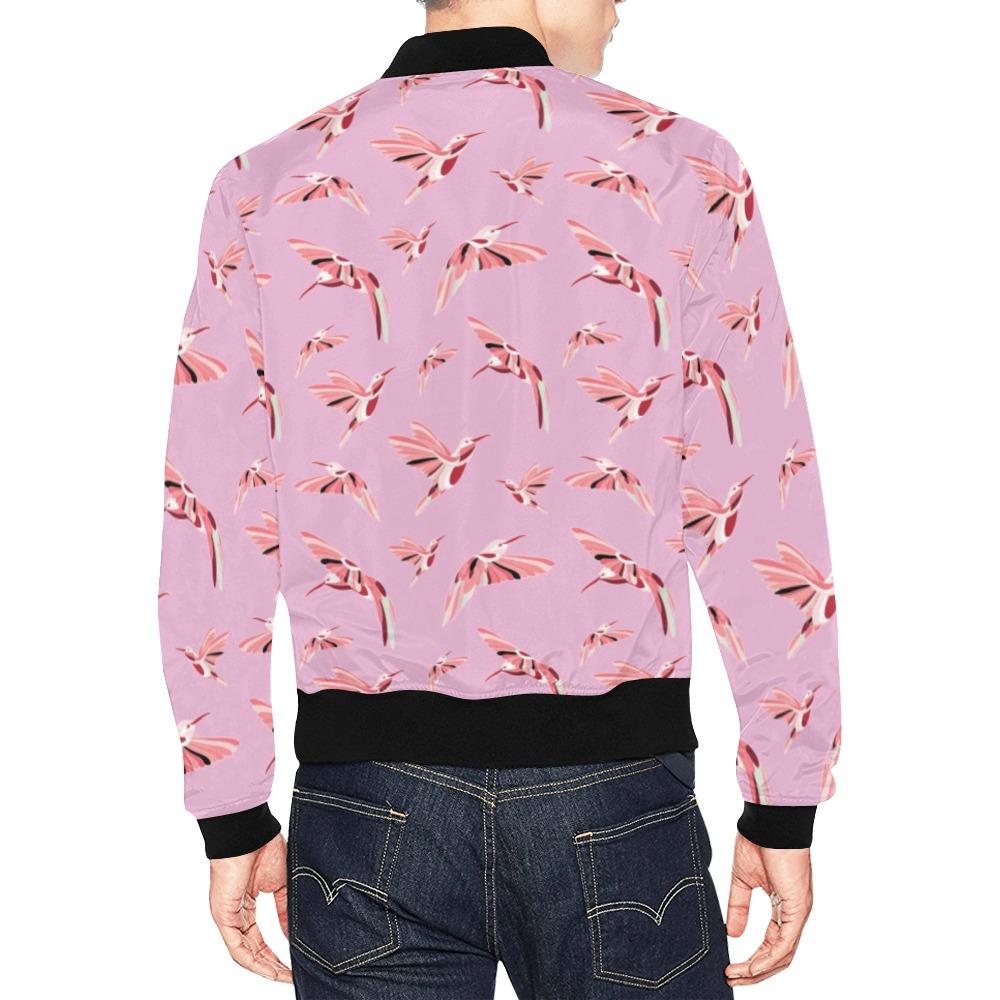 Strawberry Pink All Over Print Bomber Jacket for Men (Model H19) All Over Print Bomber Jacket for Men (H19) e-joyer 