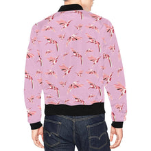 Load image into Gallery viewer, Strawberry Pink All Over Print Bomber Jacket for Men (Model H19) All Over Print Bomber Jacket for Men (H19) e-joyer 
