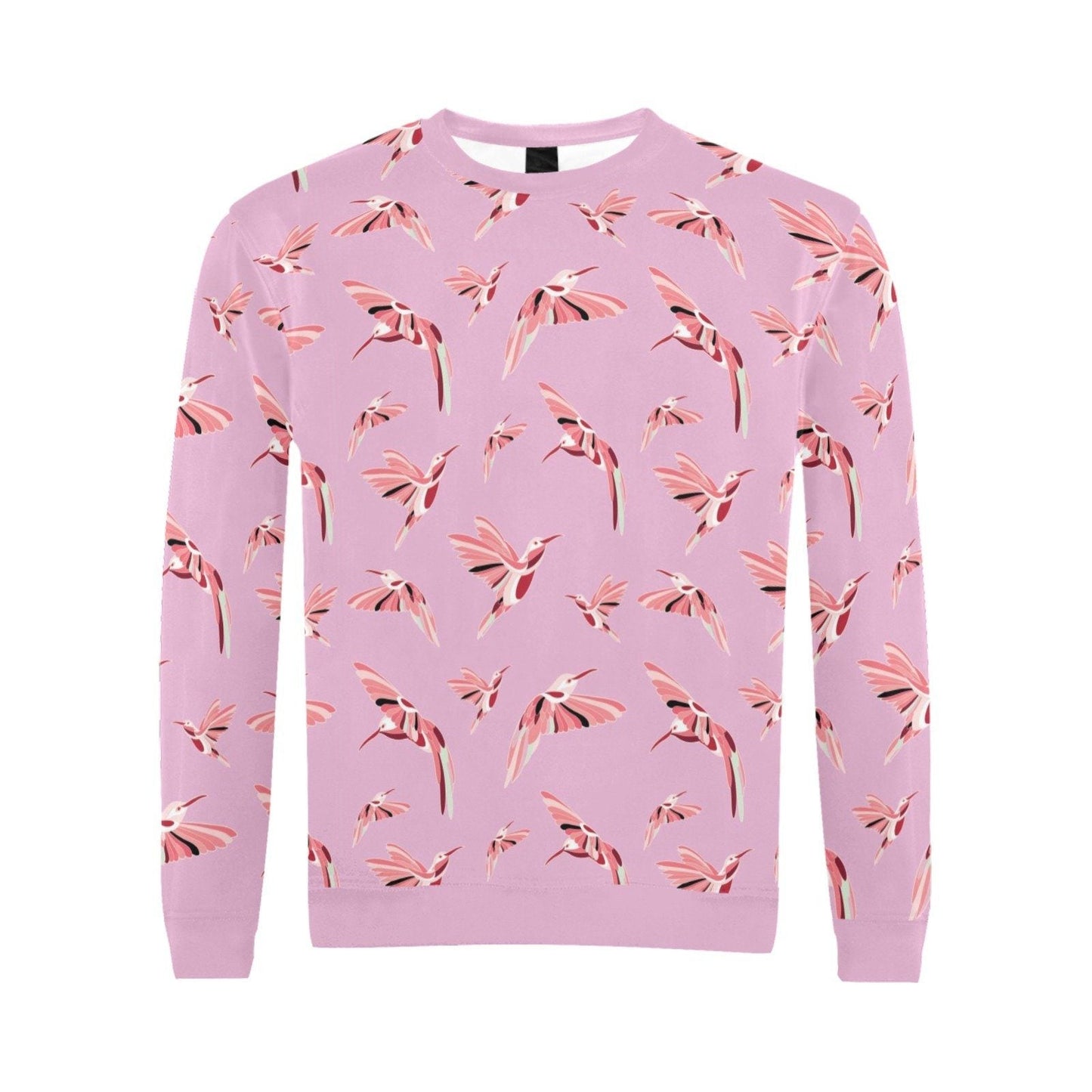 Strawberry Pink All Over Print Crewneck Sweatshirt for Men (Model H18) shirt e-joyer 