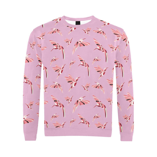 Strawberry Pink All Over Print Crewneck Sweatshirt for Men (Model H18) shirt e-joyer 