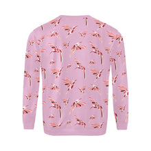 Load image into Gallery viewer, Strawberry Pink All Over Print Crewneck Sweatshirt for Men (Model H18) shirt e-joyer 
