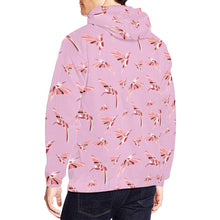 Load image into Gallery viewer, Strawberry Pink All Over Print Hoodie for Men (USA Size) (Model H13) All Over Print Hoodie for Men (H13) e-joyer 
