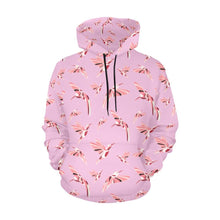 Load image into Gallery viewer, Strawberry Pink All Over Print Hoodie for Men (USA Size) (Model H13) All Over Print Hoodie for Men (H13) e-joyer 
