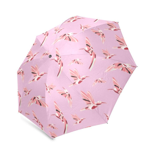 Strawberry Pink Foldable Umbrella (Model U01) Foldable Umbrella e-joyer 