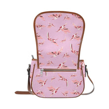 Load image into Gallery viewer, Strawberry Pink Saddle Bag/Large (Model 1649) Saddle Bag/Large e-joyer 
