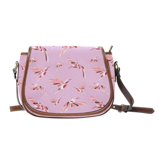 Strawberry Pink Saddle Bag/Small (Model 1649) Full Customization Saddle Bag/Small (Full Customization) e-joyer 