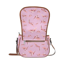 Load image into Gallery viewer, Strawberry Pink Saddle Bag/Small (Model 1649) Full Customization Saddle Bag/Small (Full Customization) e-joyer 
