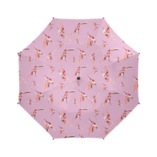 Load image into Gallery viewer, Strawberry Pink Semi-Automatic Foldable Umbrella (Model U05) Semi-Automatic Foldable Umbrella e-joyer 
