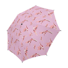 Load image into Gallery viewer, Strawberry Pink Semi-Automatic Foldable Umbrella (Model U05) Semi-Automatic Foldable Umbrella e-joyer 
