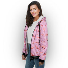 Load image into Gallery viewer, Strawberry Pink Sherpa Hoodie hoodie Herman 
