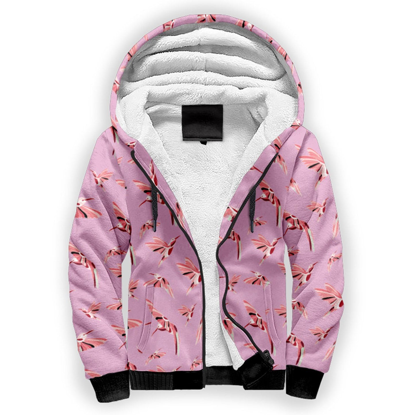 Strawberry Pink Sherpa Hoodie hoodie Herman 