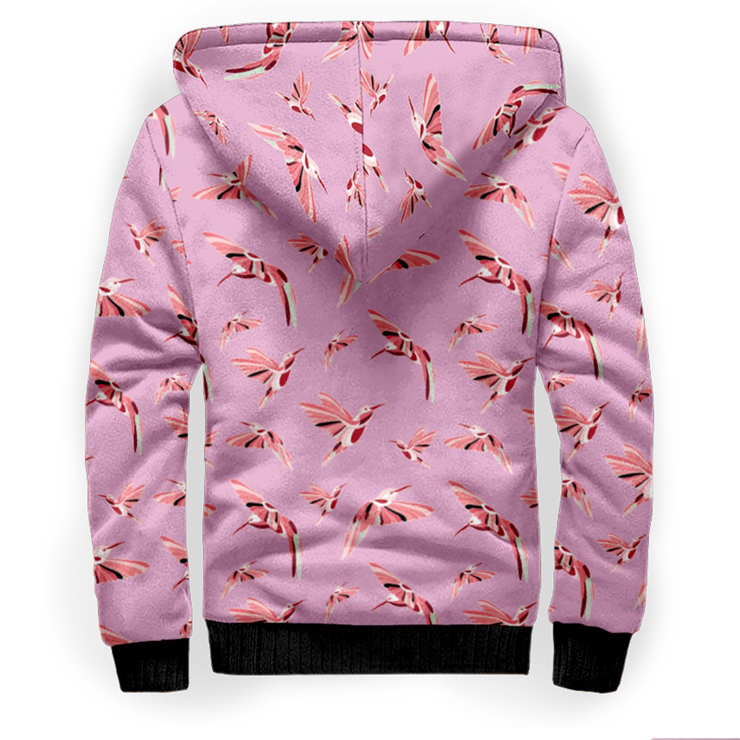 Strawberry Pink Sherpa Hoodie hoodie Herman 