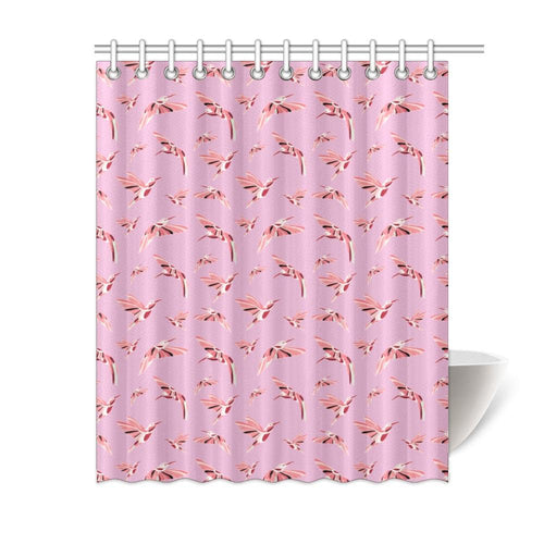 Strawberry Pink Shower Curtain 60