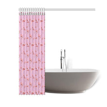 Load image into Gallery viewer, Strawberry Pink Shower Curtain 60&quot;x72&quot; Shower Curtain 60&quot;x72&quot; e-joyer 
