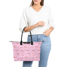 Load image into Gallery viewer, Strawberry Pink Single-Shoulder Lady Handbag (Model 1714) bag e-joyer 
