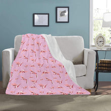 Load image into Gallery viewer, Strawberry Pink Ultra-Soft Micro Fleece Blanket 40&quot;x50&quot; Ultra-Soft Blanket 40&#39;&#39;x50&#39;&#39; e-joyer 
