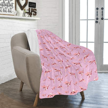 Load image into Gallery viewer, Strawberry Pink Ultra-Soft Micro Fleece Blanket 40&quot;x50&quot; Ultra-Soft Blanket 40&#39;&#39;x50&#39;&#39; e-joyer 
