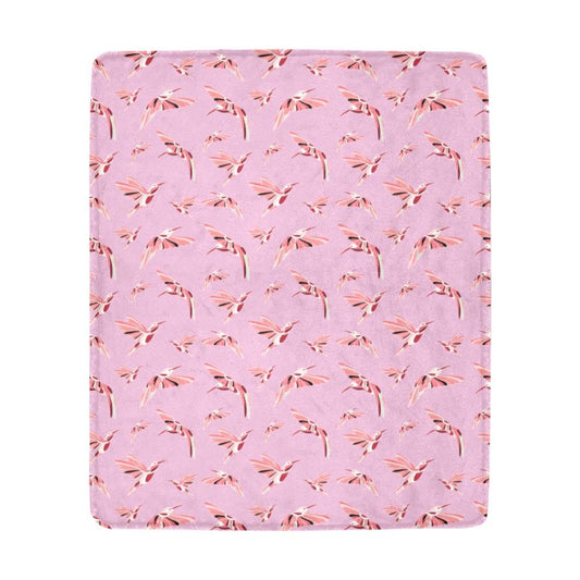 Strawberry Pink Ultra-Soft Micro Fleece Blanket 50"x60" Ultra-Soft Blanket 50''x60'' e-joyer 