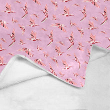 Load image into Gallery viewer, Strawberry Pink Ultra-Soft Micro Fleece Blanket 50&quot;x60&quot; Ultra-Soft Blanket 50&#39;&#39;x60&#39;&#39; e-joyer 
