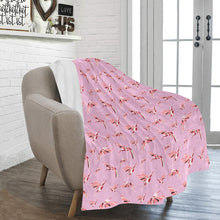 Load image into Gallery viewer, Strawberry Pink Ultra-Soft Micro Fleece Blanket 50&quot;x60&quot; Ultra-Soft Blanket 50&#39;&#39;x60&#39;&#39; e-joyer 
